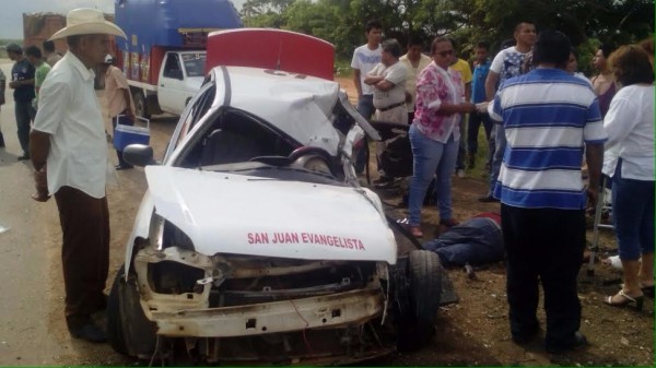 Así quedó la unidad tras el brutal impacto/ Agencias