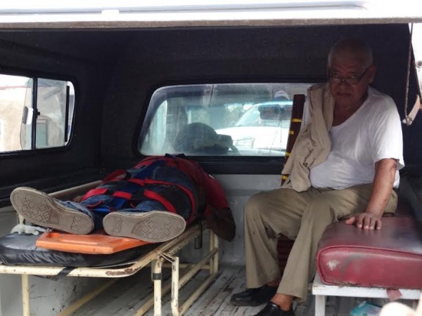 El taxista fue levantado por urgencias pero ya no pudo llegar/ Agencias