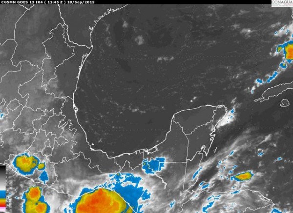 Se prevé una disminución en el potencial de lluvias sobre la región de pronóstico, manteniéndose el ambiente caluroso a muy caluroso.