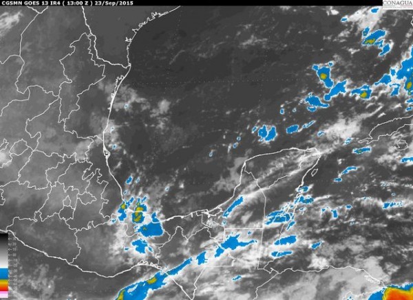 Seguirán las lluvias en la mayor parte de la región de pronóstico, siendo en el sur de Veracruz donde se presentarán las de mayor importancia
