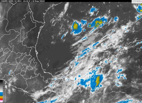 Este día continuarán las lluvias vespertinas a nocturnas en zonas montañosas, mientras que, el ambiente seguirá siendo caluroso a muy caluroso en gran parte del Estado.