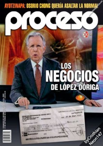 Esta portada donde Proceso desnuda negocios de Joaquín López Dóriga lo indignó