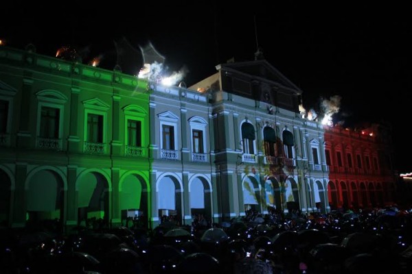 Lleno total en Córdoba en la ceremonia del grito de Independencia