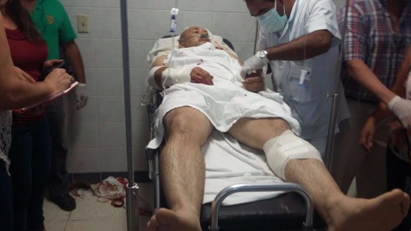 Roberto Castro Junco, de 44 años de edad, dueño y encargado del lote sobrevivió de milagro/ Agencias