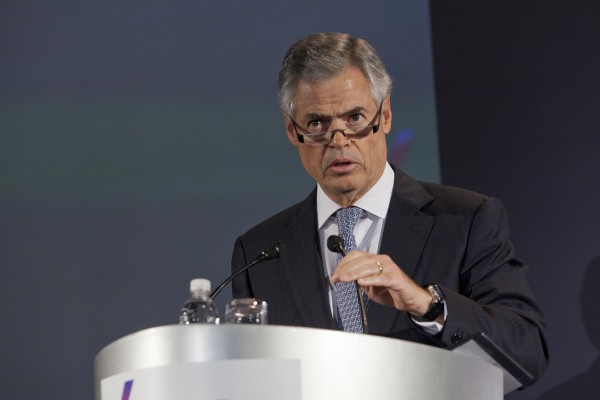 El Presidente del Consejo de Administración de MVS, Joaquin Vargas ofreció una conferenci de prensa para dar la postura del consorcio en torno a sus concesiones de la frecuencia 2.5 ghz FOTO: Miguel Dimayuga