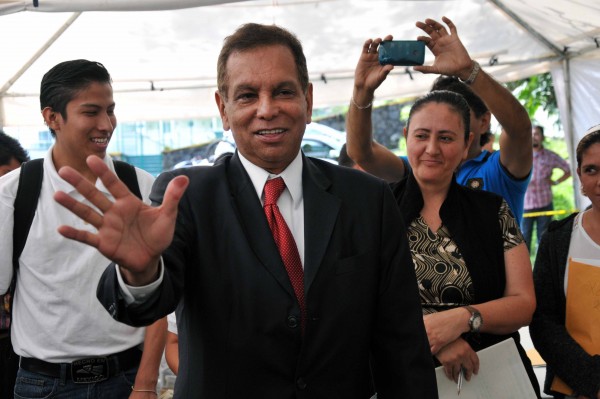 Fidel Herrera durante las votaciones el 7 de junio del 2015 en Veracruz/Fotover