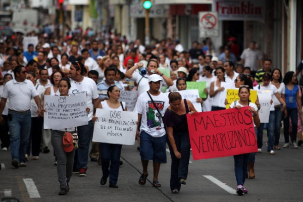 Maestros siguen sin apoyar reforma educativa de EPN/ FELIX MARQUEZ / CUARTOSCURO