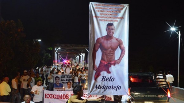 Los protestantes demandaron justicia inmediata por asesinato de Beto Melgarejo, victimado a mansalva