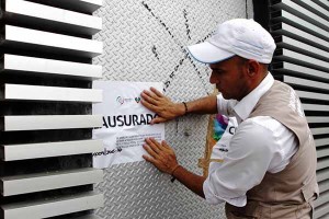 Los sellos de clausura, ya fueron retirados por ordenes del ayuntamiento