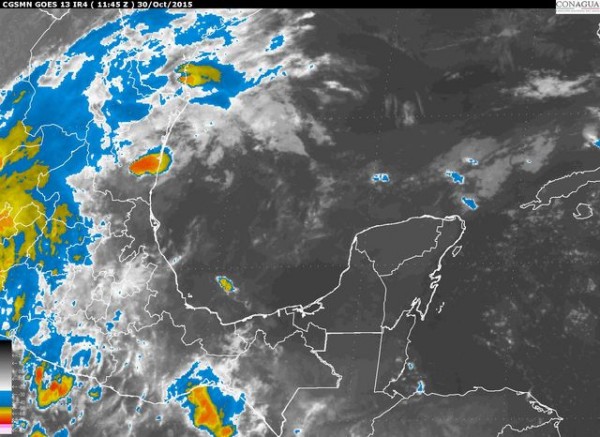 Se esperan lluvias en acumulados puntualmente muy fuertes sobre Tamaulipas y fuertes sobre Veracruz.