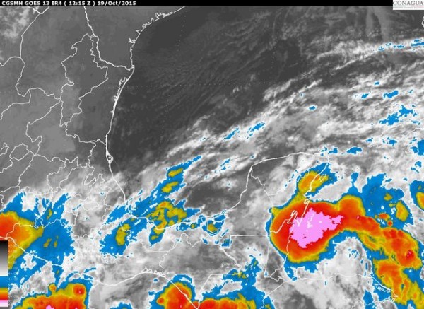 Continuará el potencial de lluvias en la entidad veracruzana, así como viento del Norte con rachas fuertes