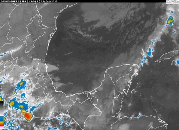 Se espera una disminución en el potencial de lluvias sobre Tamaulipas y Veracruz. Ambiente fresco a frío en regiones montañosas de ambos estados.