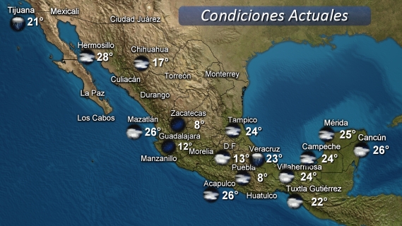 a interacción de varios sistemas atmosféricos favorecerán el aumento de lluvias especialmente la porción central y sur de Veracruz.   