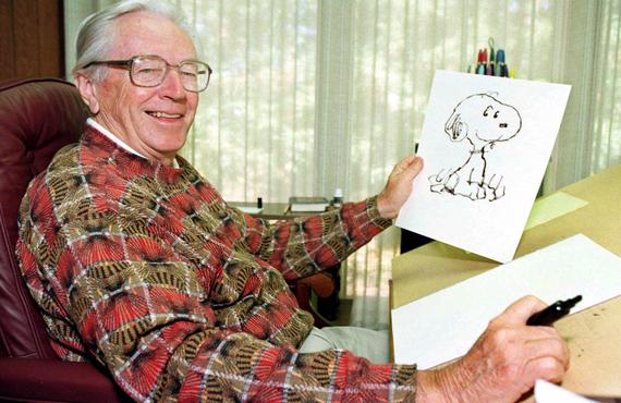 Nace un 26 de Noviembre Charles Schulz, creador de los personajes de caricatura Charlie Brown y Snoopy.
