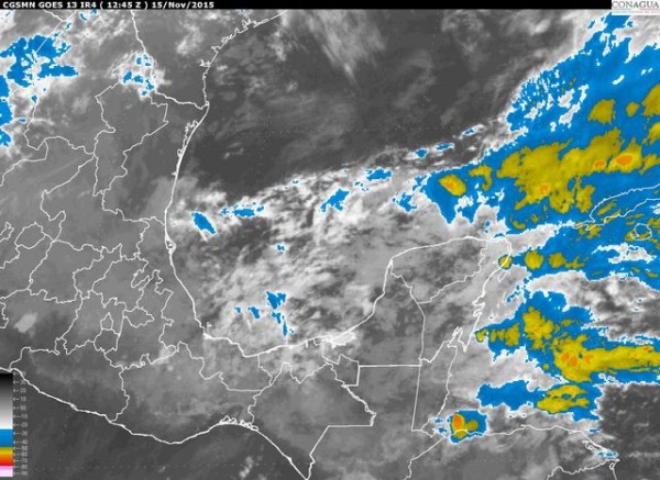Continuará el potencial de lluvias sobre Tamaulipas y Veracruz, más significativos en el sur de la entidad veracruzana y recuperación gradual de la temperatura.