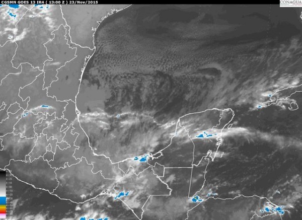 Continuará el viento de “Norte” así como potencial de lluvias localmente intensas en el sur de Veracruz.