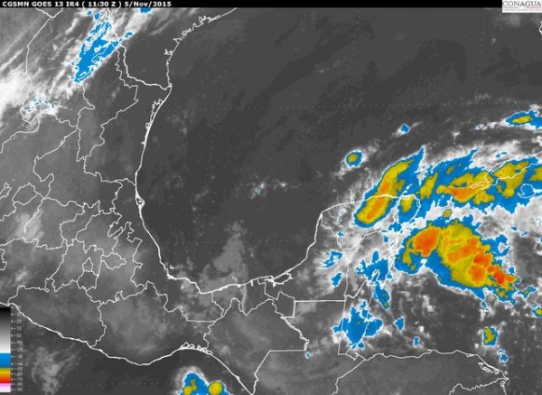 Potencial de lloviznas en zonas montañosas. Ambiente caluroso en la mayor parte de la región de pronóstico