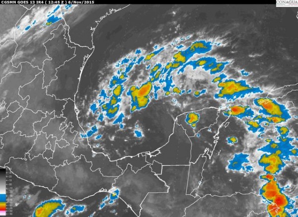 Se mantendrán las condiciones para lluvias, las cuales serán de mayor importancia en zonas costeras y sobre la porción sur de Veracruz.