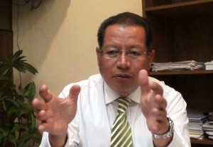 Flavino Ríos Alvarado ya deslindó a policias de agresiones a jubilados y pensionados.