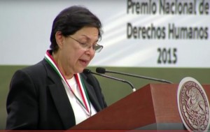 Consuelo Morales Elizondo pidió al presidente Enrique Peña Nieto sensibilidad ante el dolor de las víctimas.