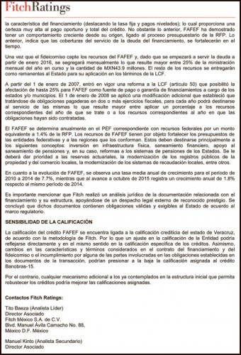 Hasta el año 2035 hipotecara Veracruz participacione federales por tanto préstamo que esta solicitando gobierno de Javier Duarte