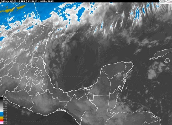 El frente No. 16 y canal de baja presión mantendrán los nublados y el potencial de lluvias en Tamaulipas y Veracruz.