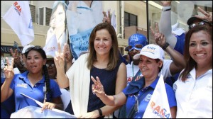 Margarita Zavala en su visita a Veracruz