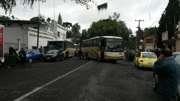 La protesta originó toda la mañana caos en la zona de los Berros/Plumas Libres