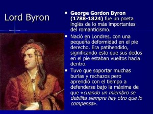 Un 22 de enero nace el poeta inglés Lord Byron