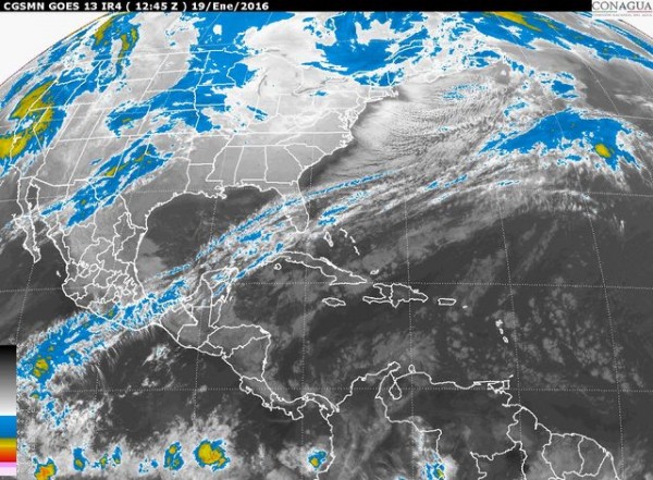 ersistirá ambiente frío a muy frío en regiones montañosas por las noches con lluvias menores a 25 mm en Tamaulipas y Veracruz.