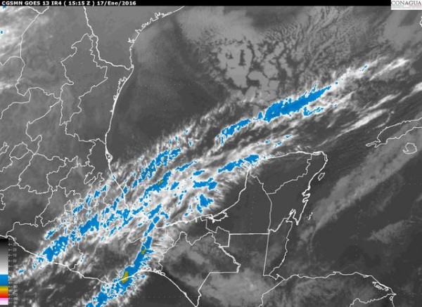 Sobre regiones montañosas de los estados de Tamaulipas y Veracruz se espera ambiente muy frío, con disminución gradual del “evento de Norte” durante este domingo