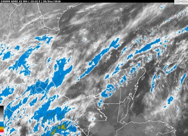 Se espera aumento de la temperatura en la zona de pronóstico, continuará el ambiente frío a muy frío sobre regiones montañosas por las noches y bajo potencial de lluvias.