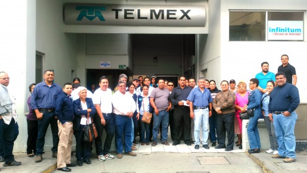 Seguridad y mejores condiciones para trabajadores pidieron empleados de Telmex