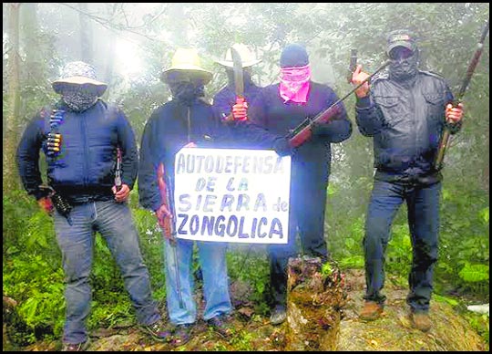 Grupos de autodefensas ya operan en Zongolica desde hace varios años