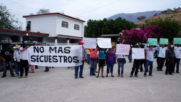 La población salió a protestar por este nuevo secuestro que acontece en Poza Rica