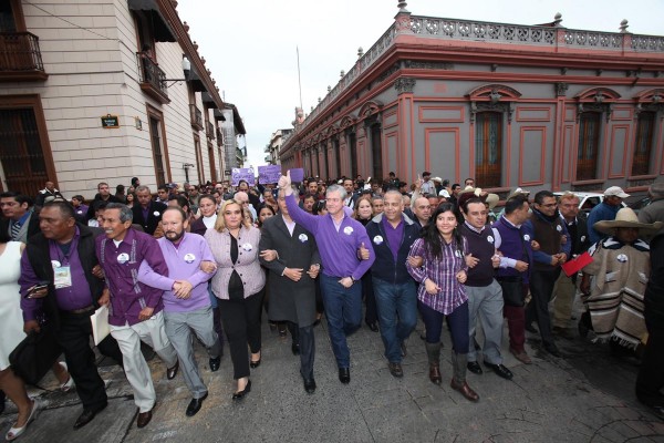 Registro de Buganza ante el órgano electoral de Veracruz/Fotover