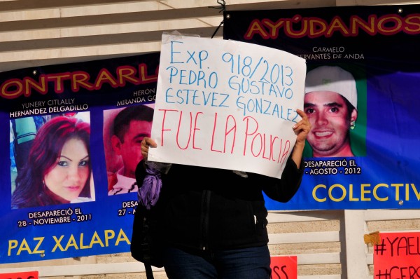 Protesta de madres y padres de desaparecidos en la Fiscalía de Veracruz el pasado 25 de Enero/Fotover