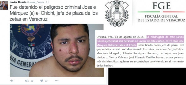 José Márquez Balderas alías “El Chichis”, presunto jefe de plaza de “Los Zetas, nunca murió, ahora lo revive el fiscal Luis Ángel Bravo