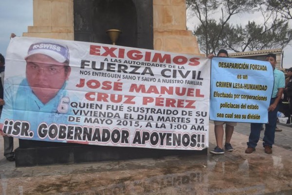 También protestaron por los desaparecidos y cero resultados en investigaciones/ Plumas Libres