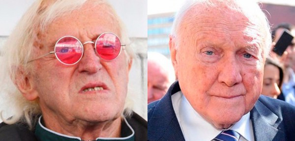 Jimmy Savile y Stuart Hall/Foto: Proceso