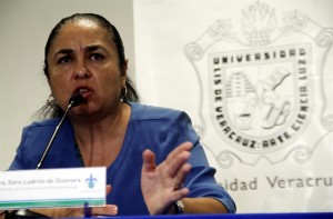 Sara Ladrón de Guevera rectora de la UV, soltó al Tigre, haber si ahora sabe domarlo...