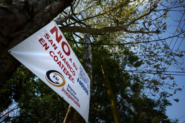 Pese a la oposición de la ciudadanía, construirán para Nestlé gasoducto en Coatepec