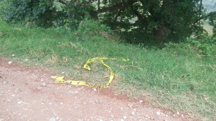 En el lugar solo fueron encontrados por reporteros cinta amarilla/Plumas Libres