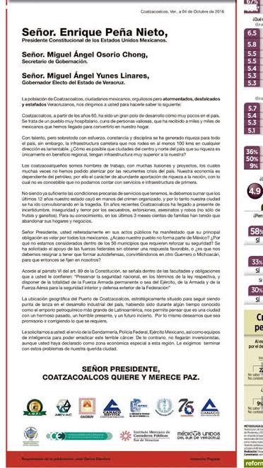 Lamentan la indiferencia con que presidencia de la República trata el caso de violencia en sur del estado