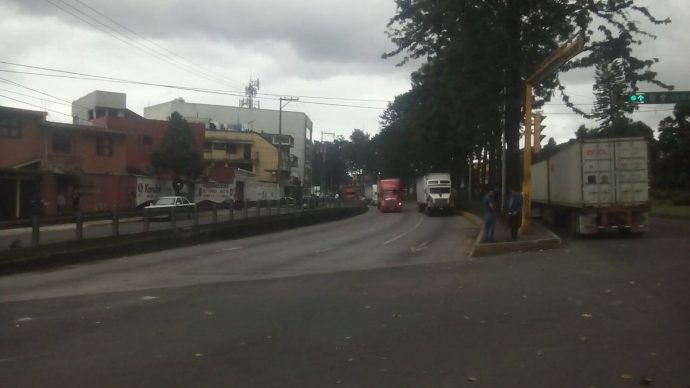 La via fue liberada aproximadamente 15 horas/Foto: SSP
