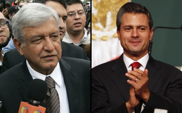 AMLO y EPN/ Foto de Reuters