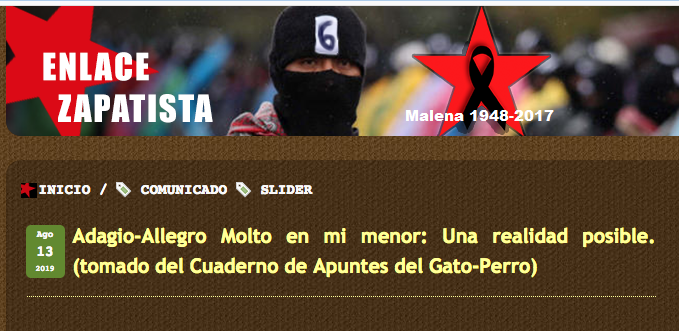 EZLN Critica A La 4T Y A Su “amado Líder, El Supremo E Iluminado”, En ...