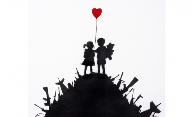 Kids on guns, Banksy Banksy y Kaws, representantes del arte callejero a subasta