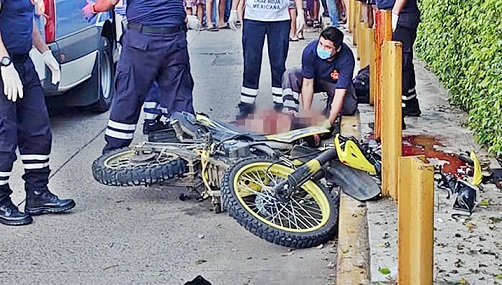 Por Conducir A Exceso De Velocidad Joven Muere Al Chocar Su Moto En San ...