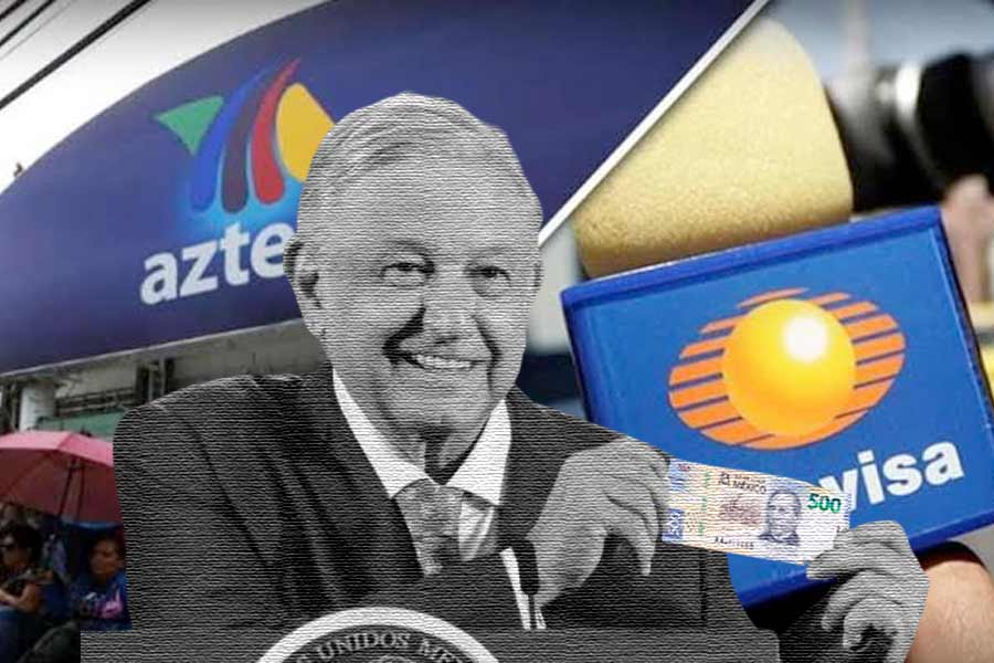 El gasto de AMLO en publicidad oficial son para los mismos: TV Azteca, Televisa, La Jornada y Radio Fórmula - Plumas Libres